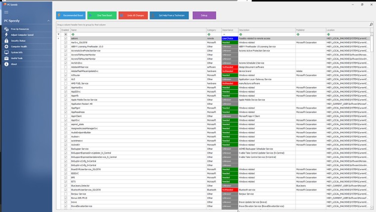 PC Speedy screenshot