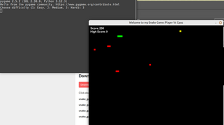 Snake Game DM HvsH and Vs Cpu's Image