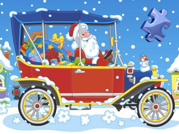 Christmas Cars Jigsaw Game Cover