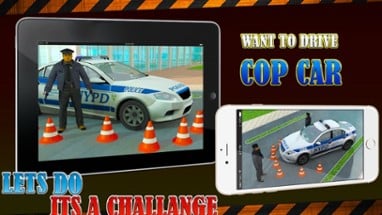 Cop Car Driving3d Image