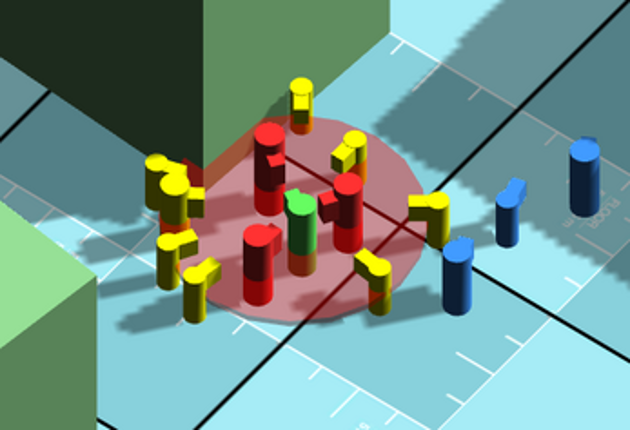 Crowd Behavior - Mall Simulation Image