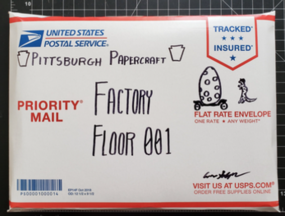 Factory Floor 001 Papercraft Kit Image