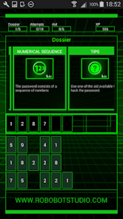 HackBot Hacking Game screenshot