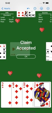 Hearts - Play with your rules screenshot