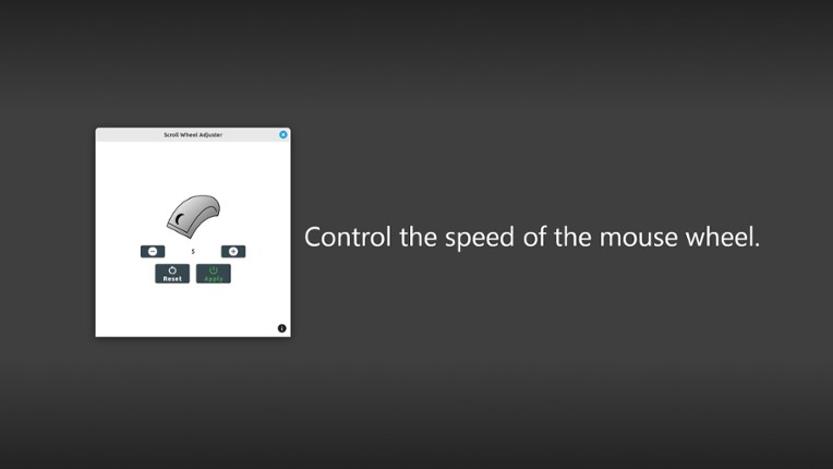 Scroll Wheel Adjuster screenshot