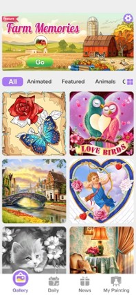 Tap Color Pro: Color By Number screenshot