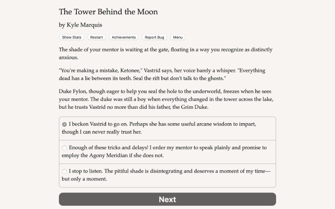 Tower Behind the Moon screenshot