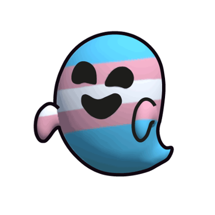 Trans ghost run Game Cover