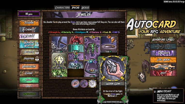 Autocard - Your RPG Adventure screenshot