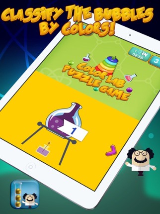 Color Lab Puzzle Game: Bubble Tower of Hanoi Image