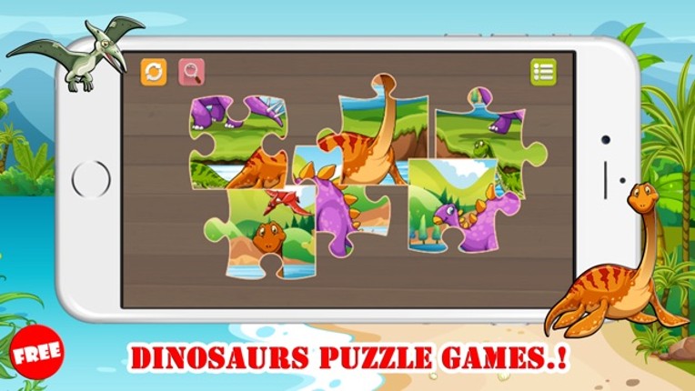 Dinosaur Jigsaw Puzzles Learning Games For Kids 2 screenshot