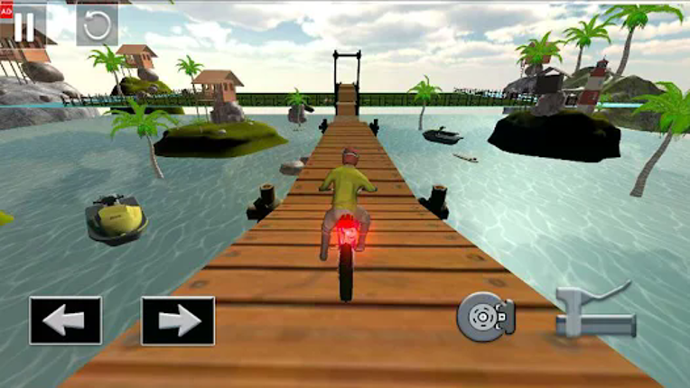 Moto Bike Wheelie Stunt Game Image