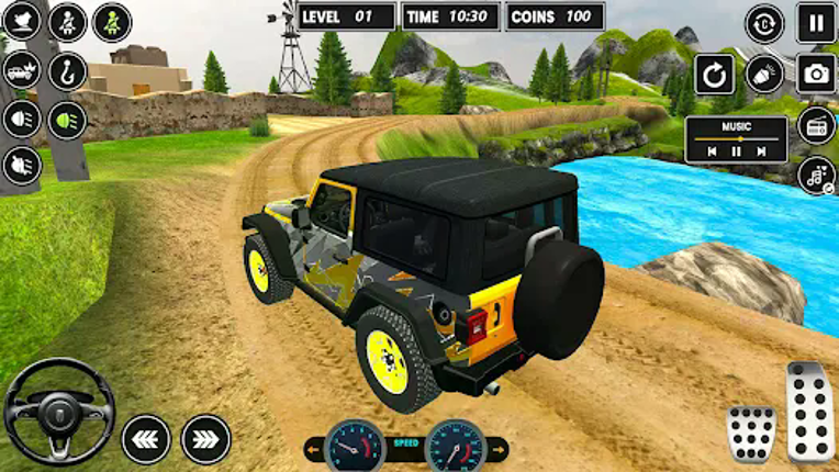 Offroad Jeep Driving:Jeep Game screenshot