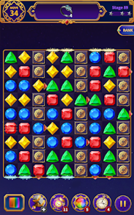 Jewels Crush Magic Match 3 screenshot