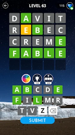 Calming Word Guess screenshot