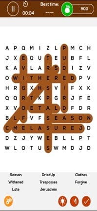 Giant Bible Word Search Puzzle Image