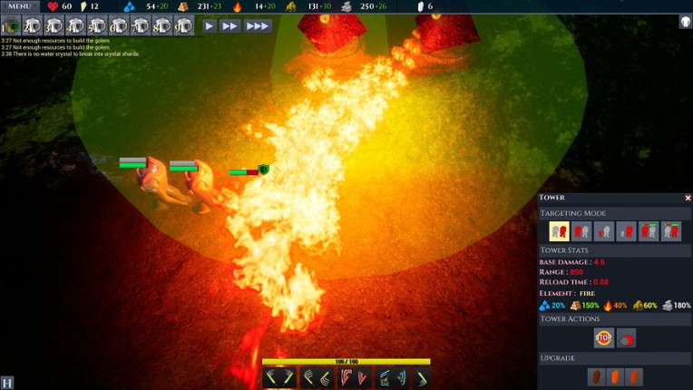 Golems TD screenshot