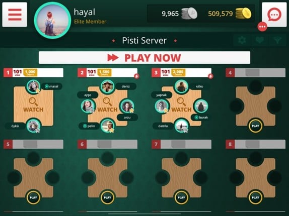 Pişti - Online screenshot