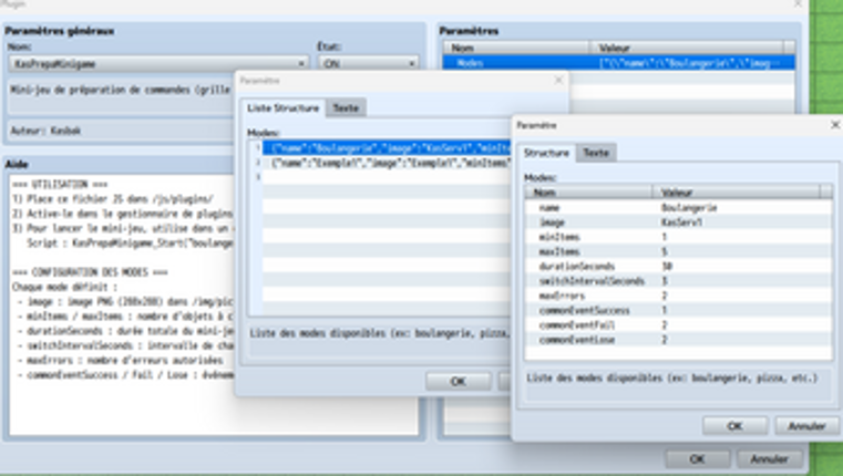 Plugin Minigame "Order Preparation" RMMV Image