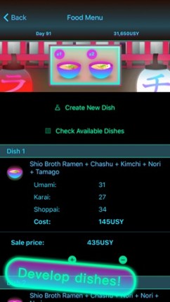 Ramen Shop 2083: Cyberpunk Restaurant Management Image