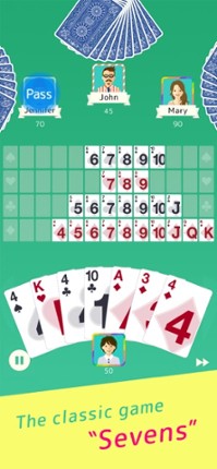 Sevens - Fun Classic Card Game Image