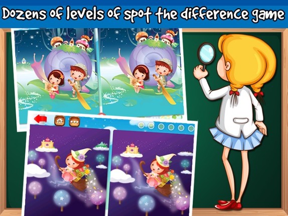 Spot the Difference for Kids &amp; Toddlers - Preschool Nursery Learning Game screenshot