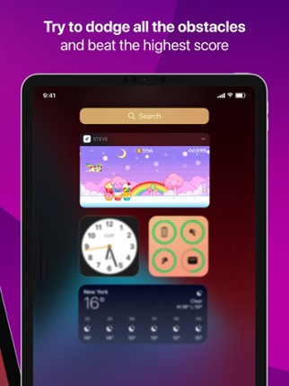 Steve | Widget Dinosaur Game screenshot