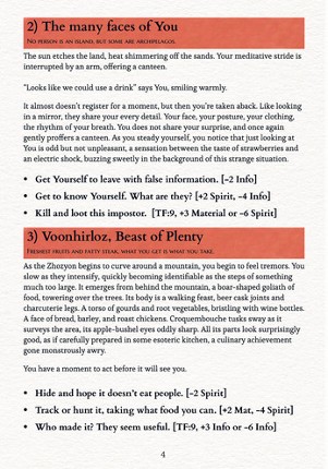 Travel the Endless Zhozyon, a 1+ player journaling TTRPG Image