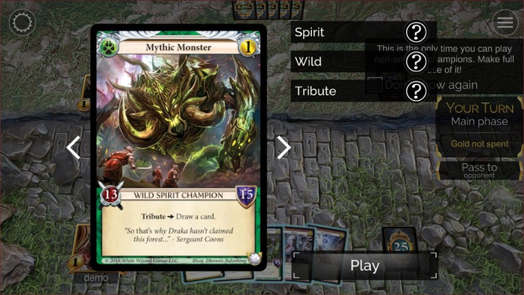 Epic Card Game screenshot