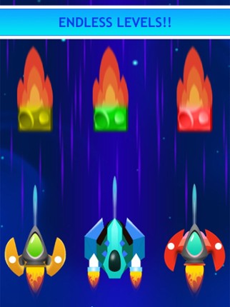 Galaxy shape and color shooter screenshot