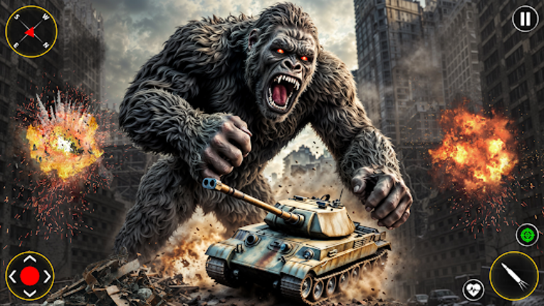 Wild Gorilla City Attack Image
