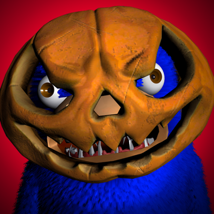 Blue Monster Fur Horror Boo Image