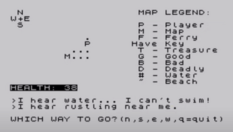 Escape From Retro Island - ZX Spectrum Next Game. Image