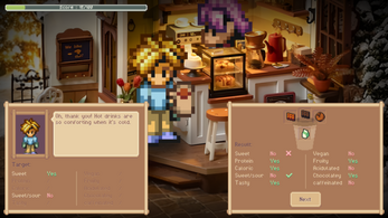 Warm drinks for freezing winter screenshot