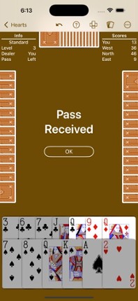 Hearts - Play with your rules screenshot