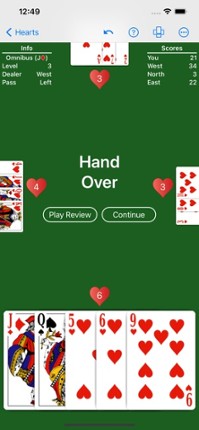 Hearts - Play with your rules screenshot