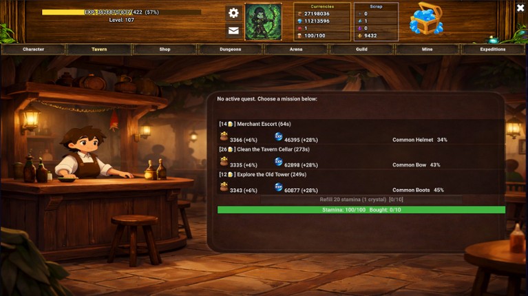Keg & Quest Image