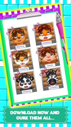 Newborn Pet Mommy's Hair Doctor - my new born baby salon &amp; spa games for kids Image