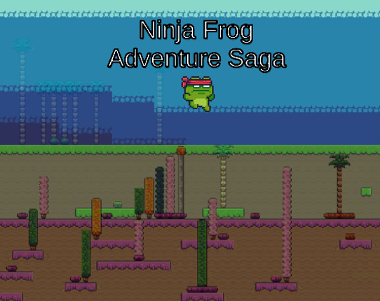 Ninja Frog Adventure Saga Game Cover