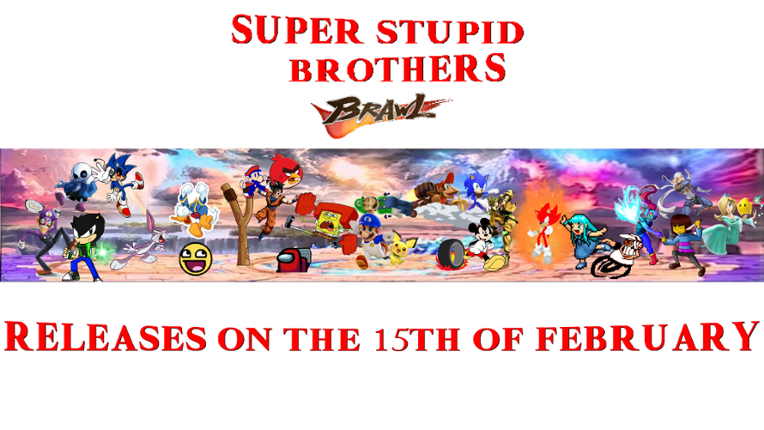 Super Stupid Brothers Brawl Game Cover