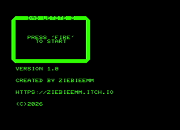 Das letzte Z (Commodore PET, C64, C128, Plus4) screenshot