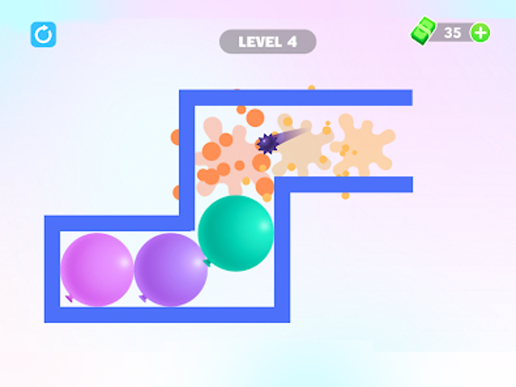 Thorn And Balloons: Bounce pop screenshot