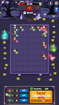 Heroes vs. Evil: Gacha defense screenshot