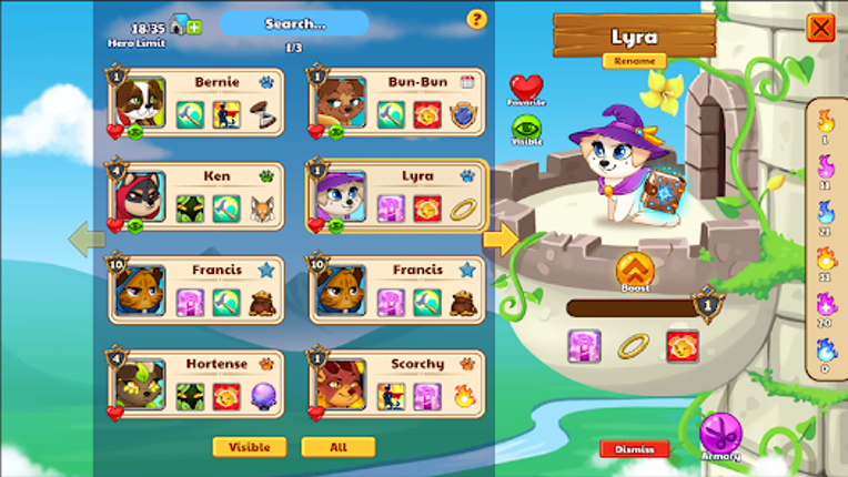 Dungeon Dogs - Idle RPG screenshot