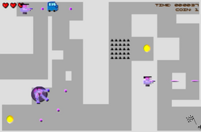 ESCAPE: 2D Topdown Retro Game Image