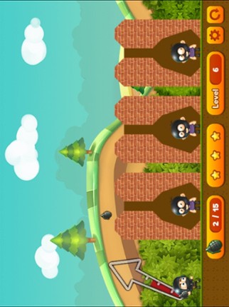 Grenade Toss Puzzle screenshot