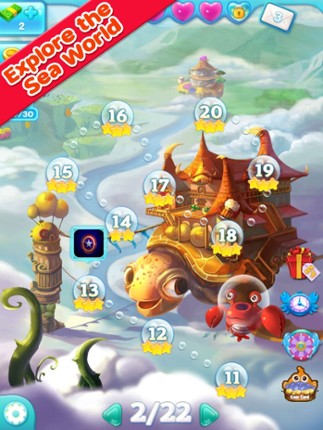 Marine Adventure -- Collect and Match 3 Fish Puzzle Game for TANGO screenshot