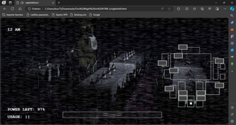One Night on HTML's (FNAF 1 HTML Recreation) Image