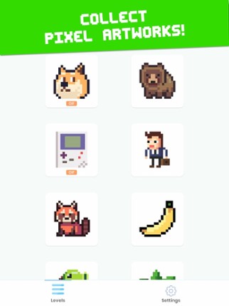 Pixsaw: Pixel Jigsaw Puzzle Image