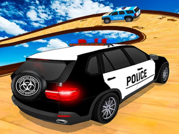 Police Prado Car Stunt Ramp Car Racing Game 3D Image